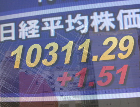 １６日後場の東京株式市場は、やや堅調さを増して一進一退。為替が下げ渋る動きとなったため、自動車、精密機器などは総じて小動きとなり、銀行、不動産株などの堅調さが目立った。東証１部の値上がり銘柄数は８０５銘柄（約４８％）だった。