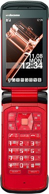 NTTドコモが公開したN-03C REDの製品画像