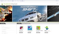 Android Market on the Webのトップページ（2011年2月3日）