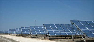 住友商事が公開した同事業の発電施設の写真