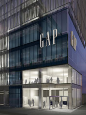 3日にオープンした「Gapフラッグシップ銀座」（同社ホームページより）