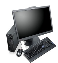 ハイエンドデスクトップPC「ThinkCentre M91」「ThinkCentre M91p」のSmall型。 ハイエンドデスクトップPC「ThinkCentre M91」「ThinkCentre M91p」のSmall型。