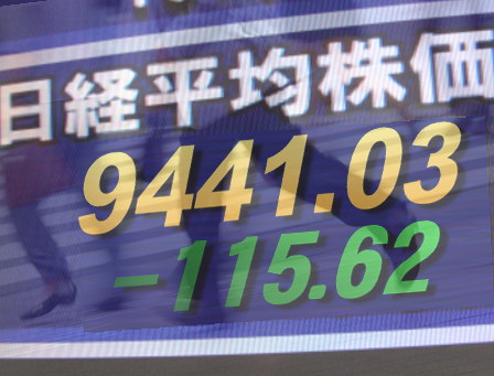 １９日後場の東京株式市場は、軟調なまま一進一退。円高の進行は一服したものの、依然ユーロは１１７円台で高どまりなど不透明感の強い状況のため、自動車、電気機器、機械株などから手控える相場。