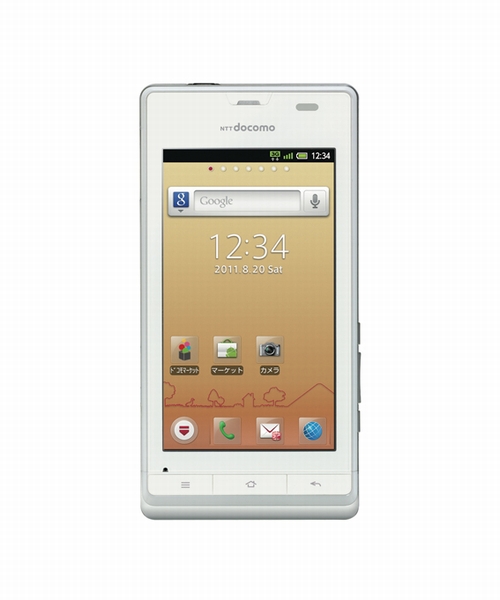 ドコモのスマートフォン「AQUOS PHONE f SH-13C」(NTTドコモ提供)。NTTドコモは16日、2011年夏モデルとなる24種類の新製品を発表した。