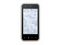 KDDIは、auのアンドロイド（Android）搭載スマートフォン向けセキュリティサービス「ビジネス便利パック for Android」を発表した。写真は同サービスに対応するスマートフォン「IS05」