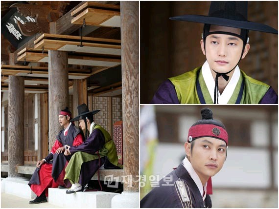 　最高視聴率17.0％を記録し、韓国水木ドラマの王座に就いたKBS「姫の男」で竹馬の友を演じるパク・シフとソン・ジョンホが、お互いの未来を暗示する激しい「対決」を繰り広げる。