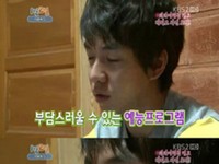 イ・スンギは「初めて芸能活動を始めた時、ストレスで眠れなかった。『Xマン』や『女傑シックス』でダンスをしたあとは特に・・。当時はストレスで脱毛症にもなった」と過去を告白した。写真＝KBS2TV「1泊2日」のキャプチャ