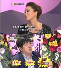 チョン･ヒョンドンの指摘に対し、チャン・ユンジュは「チョン・ヒョンドンは彼だけのカラーがない」と冗談を混じった厳しい発言で視聴者に笑いを与えた。写真＝MBC「セクションTV芸能通信」のキャプチャ