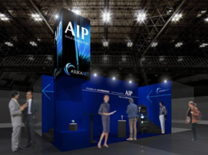 アスカネット＜２４３８＞（東マ）は、９月１日（木）から３日（土）まで、東京・有明「東京ビッグサイト」で開催される「サイン＆ディスプレイショウ２０１１」に、「空中結像サイネージ」をデモ出展する。