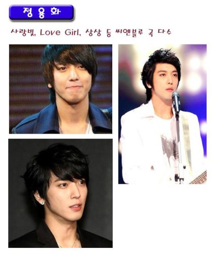 アイドルに対する偏見を変える「シンガーソングライター・アイドル」の写真が韓国のネットユーザーの間で話題となっている。写真はチョン・ヨンファの部分。