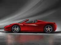フェラーリ、新型モデル「458 スパイダー」をフランクフルトで世界初公開。写真は同社ウェブサイトより。