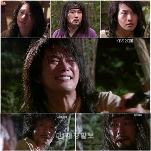 韓国KBSの水木ドラマ「姫の男」で、護送船の中で九死に一生を得たスンユ（パク・シフ）。生きる意欲を失くしていた彼だったが、父親を殺した犯人を発見したとたん復讐心に火がつき再び「ダークスンユ」として起き上った。
