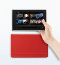 シャープ製タブレット「GALAPAGOS(A01SH)」(写真:シャープ 提供)
シャープ製タブレット「GALAPAGOS(A01SH)」(写真:シャープ 提供)
