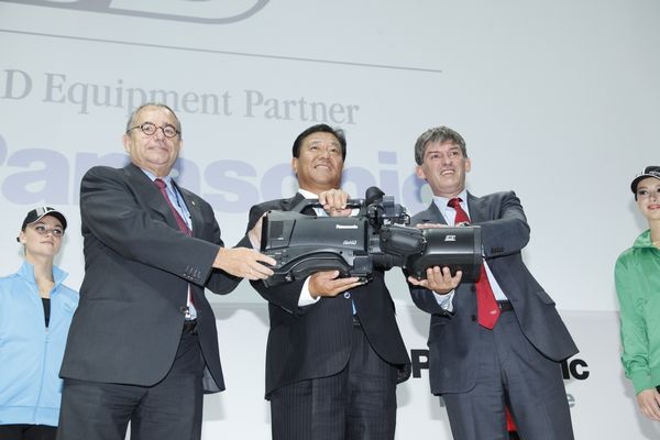 パナソニック、ロンドン五輪の史上初3D放送化へ　パートナーシップ契約調印　写真はドイツ・ベルリンで開催中のIFAにて（写真：パナソニック　提供）
