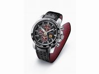 ＜セイコー インターナショナルコレクション＞ FCバルセロナ公式ライセンスウオッチ　アラームクロノグラフモデル：2011年10月21日（金）発売予定　（写真：セイコーウオッチ　提供）
