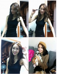 韓国女優イ・ダヘは6日午前、自身のツイッターで「CM撮影現場の控室で何が起こったんでしょう？」というコメントとともに写真を掲載した。
