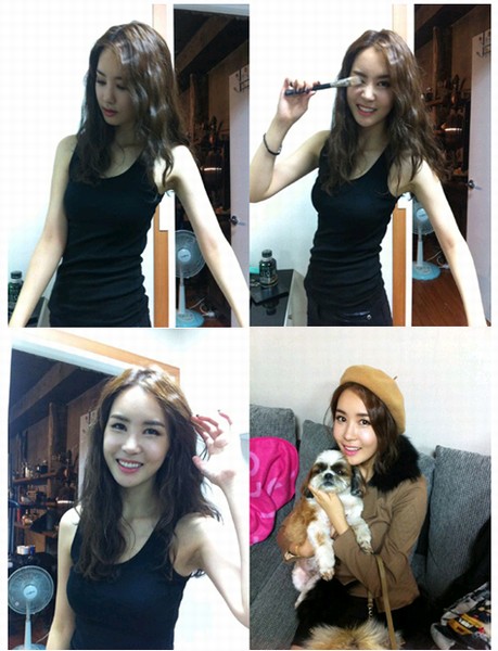 韓国女優イ・ダヘは6日午前、自身のツイッターで「CM撮影現場の控室で何が起こったんでしょう？」というコメントとともに写真を掲載した。
