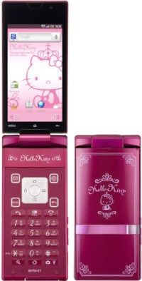 ソフトバンクモバイルが9日発売する人気キャラクター「ハローキティ」モデルのAndroid搭載スマートフォン「SoftBank 007SH KT」