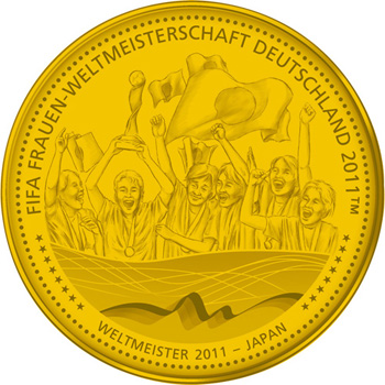 【ベルリン国立造幣局鋳造】FIFA公式記念金メダル（画像：財経新聞社）