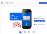 グーグル（Google）は19日、「おサイフケータイ」のように、スマートフォンを決済用端末にかざすことで決済ができる「Google Wallet」を提供開始すると発表した。写真は「Google Wallet」のウェブサイト。