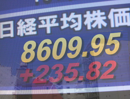 ２７日後場の東京株式市場は、全般ジリ高で反発幅を拡大。９月末の配当を確保する権利付最終日でもあり、香港・上海株が堅調と伝わるにつれ、多少高い値でも買おうといった雰囲気が広がった。