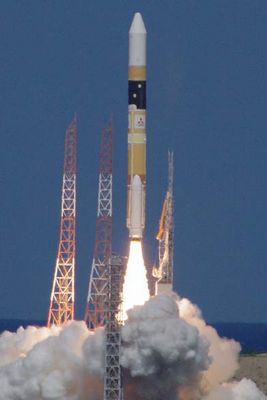 H-IIAロケット19号機の打上げが成功（画像提供：三菱重工業）