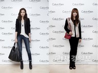 23日夜、韓国のファッションリーダーである女優のコ・ジュニ、ソ・ヒョリムと、f(x)のビクトリアが「カルバンクライン・ネイキッド・グラマー・ランチングイベント」に出席した。写真提供：ワナココリア