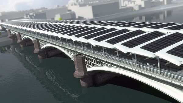 ブラックフライアーズ駅再開発・完成予想図（画像提供：三洋電機）