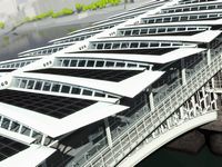 ブラックフライアーズ駅再開発・完成予想図(画像提供:三洋電機) ブラックフライアーズ駅再開発・完成予想図(画像提供:三洋電機)