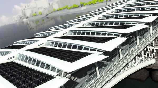 ブラックフライアーズ駅再開発・完成予想図（画像提供：三洋電機）