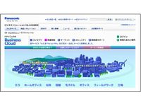 専用サービスホームページのイメージ（画像提供：パナソニック）