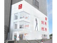 韓国ソウルのグローバル旗艦店「ユニクロ 明洞中央店」の外観（画像提供：ユニクロ）