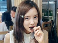 韓国女性アイドルグループ「T-ara」（ティアラ）のメンバー、ヒョミンがレストランで撮った写真を公開して話題だ。
