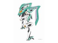 「輪廻のラグランジェ」の主役ロボット「ウォクス・アウラ」(C)ラグランジェ・プロジェクト(画像提供:日産自動車) 「輪廻のラグランジェ」の主役ロボット「ウォクス・アウラ」(C)ラグランジェ・プロジェクト(画像提供:日産自動車)