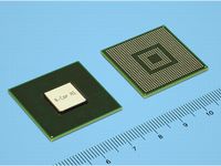 次世代ハイエンド車載情報端末向けSoC「R-CAR H1」（写真提供：ルネサスエレクトロニク）