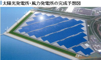 東芝＜６５０２＞（東１）は、愛知県田原市で、三井化学＜４１８３＞（東１）、三井物産＜８０３１＞（東１）、東亞合成＜４０４５＞（東１）、東レ＜３４０２＞（東１）、三井造船＜７００３＞（東１）など６社と共同で、国内最大規模の太陽光・風力発電所を計画するための「たはらソーラー・ウインド共同事業」に参加。