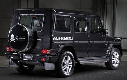 メルセデス・ベンツと「mastermind JAPAN」とコラボによるデザインカー（写真提供：メルセデス・ベンツ日本）
