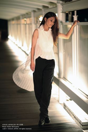 澤穂希選手が「VOGUE JAPAN」に登場　VOGUE JAPAN 2011年12月号 Photo:Kishin Shinoyama (C) 2011 VOGUE JAPAN. All rights reserved.