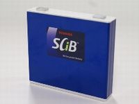 SCiB 20Ahセル（画像提供：東芝）