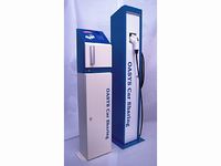 カーシェアの貸し出しステーション（画像提供：三菱自動車）