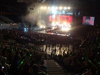 野獣系アイドルグループ「2PM」（ツーピーエム）が、シンガポールでも相変わらずの人気と存在感を誇示した。写真= JYPE
