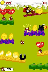 Com2uSは絵本風のグラフィックデザインとチルト・タッチの簡単操作のみで、誰でも気軽に楽しめるフォーリングアクションゲーム「チョコレートヒーロー」をリリースしました。 Com2uSは絵本風のグラフィックデザインとチルト・タッチの簡単操作のみで、誰でも気軽に楽しめるフォーリングアクションゲーム「チョコレートヒーロー」をリリースしました。