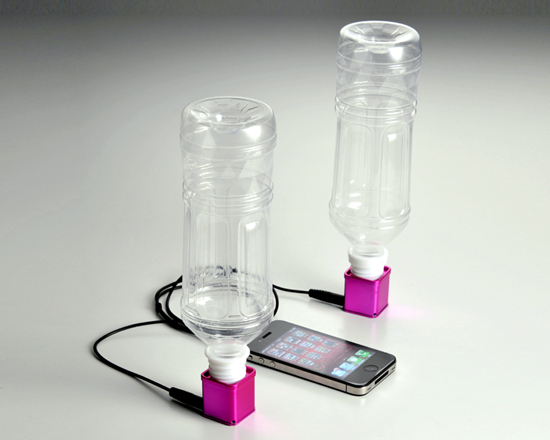 「ペットボトルスピーカーSTEREO」（画像：デバイスネット）