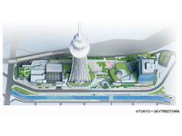 「東京スカイツリータウン」全景イメージ（画像：日立製作所）