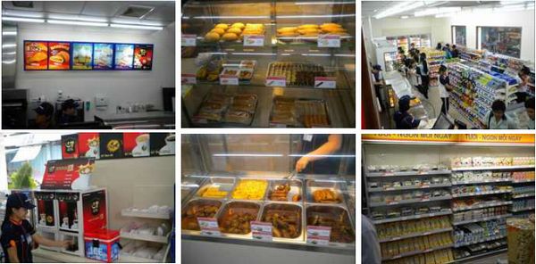 ミニストップ・ベトナム1号店の店内（写真：ミニストップ）