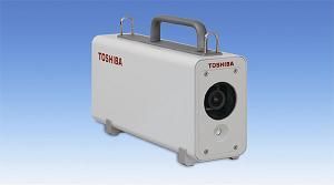 放射線ホットスポットを可視化するポータブルガンマカメラ（画像：東芝）