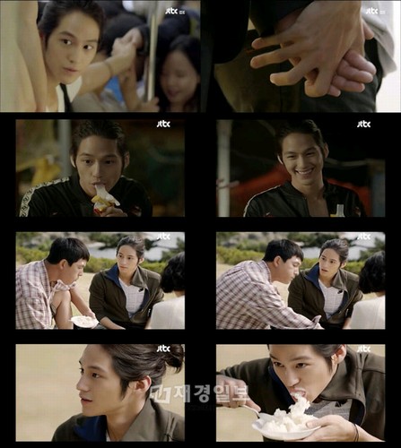 キム・ボムがチョン・ウソンを兄貴と慕い、どこに行くにもあとをついてまわり、まるで“金魚のフン”のようだと話題になっている。