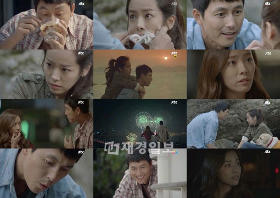 JTBC月火ドラマ『パダムパダム・・・彼と彼女の心拍音』で、ガンチル（チョン・ウソン演）を警戒していたジナ（ハン・ジミン演）が徐々に心を開き始めた。
