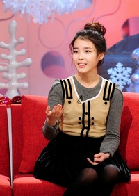 2011年の韓国最高の人気アイドルとなった19才の女性歌手IU（アイユー）が、生まれて初めて単独トークショーに出演する。写真=韓国KBS
