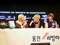 13日にソウルの永登浦（ヨンドゥンポ）タイムズスクエアで、SHINeeの旅行エッセイ「太陽の子供たち」発売記念記者懇談会が開催され、著者としてSHINeeのオンユ、キー、テミンが出席した。